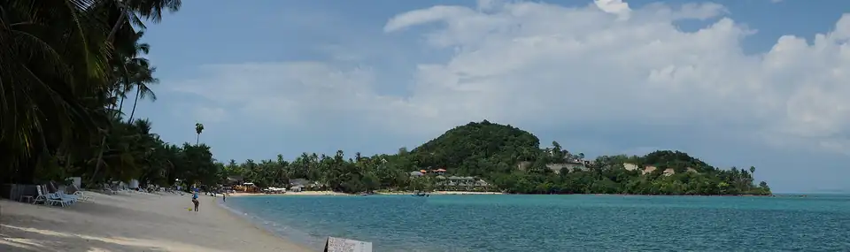 A quiet coastline on Koh Samui in the Gulf of Thailand